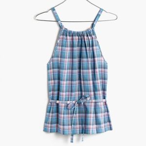Madewell plaid tank